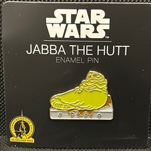 Star Wars Jabba the Hutt Green and Gold Pin (#21)